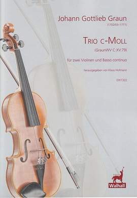 Graun, J G: Trio c-Moll