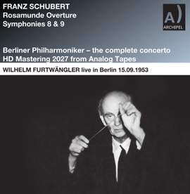 Wilhelm Furtwängler conducts Schubert complete concerto 15.09.1953