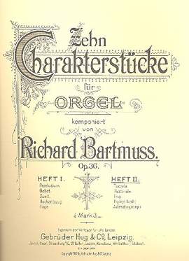 Bartmuß, R: 10 Charakterstücke op 36/2 (6-10)