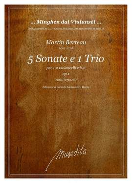 Berteau, M: 5 Sonate e 1 Trio op. 1 op. 1