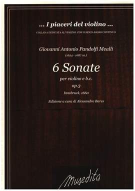 Pandolfi-Mealli, G A: 6 Sonaten op.3