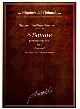 Sammartini, G B: 6 Sonaten op.4