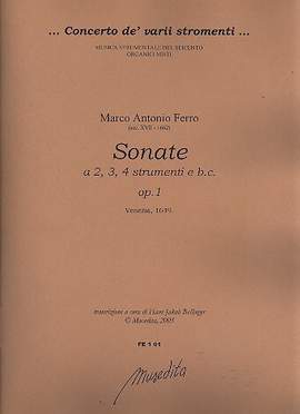 Ferro, M A: Sonate op.1