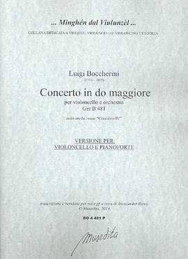 Boccherini, L: Concerto in do maggiore GerB481 für Violoncello und Orchester