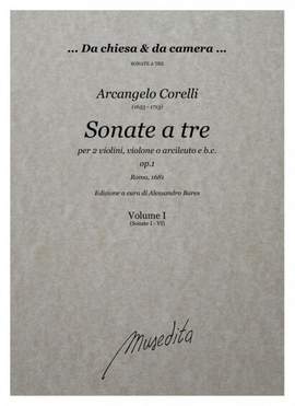 Corelli, A: Sonate a tre op.1 op. 1