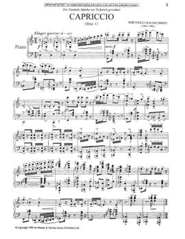Goldschmidt, Berthold: Capriccio