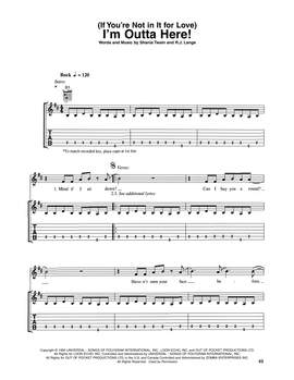 Shania Twain: (If You're Not In It For Love) I'm Outta Here!