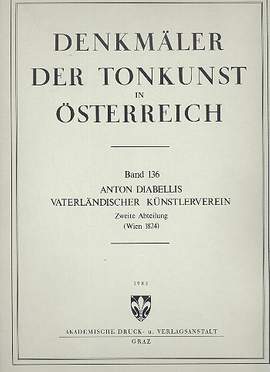 Diabelli, A: Vaterländischer Künstlerverein