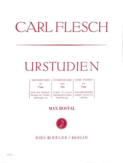 Flesch, C F: Urstudien