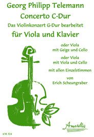 Telemann, G P: Konzert G-Dur TWV 51/G8
