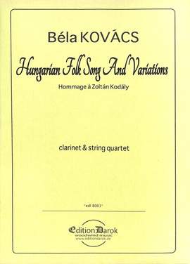 Kovács, B: Hungarian folk song and variations a Zoltan Kodaly