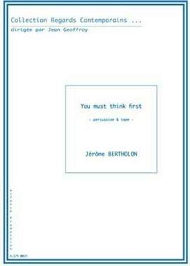Bertholon, J: You Must Think First (+CD)