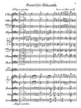Moór, Emanuel: Concerto pour Violoncelle et Orchestre op. 61