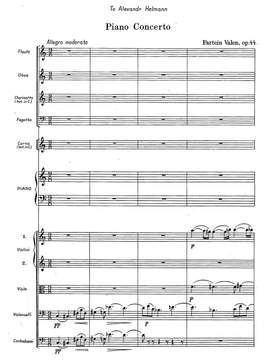 Valen, Olav Fartein: Piano Concerto Op. 44