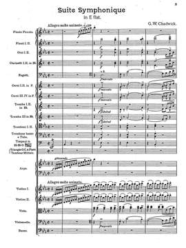 Chadwick, George Whitefield: Symphonic Suite in E-flat