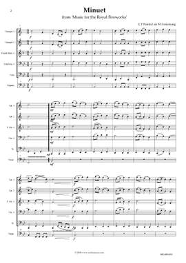 G.F. Handel: Minuet from Fireworks Music (Brass Quintet)