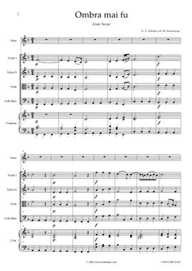 G.F. Handel: Ombra mai fu (from 'Serse')