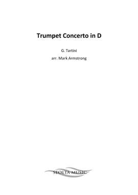 Giuseppe Tartini: Trumpet Concerto in D (band)