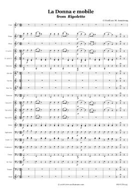 Giuseppe Verdi: La Donna e mobile (from 'Rigoletto')