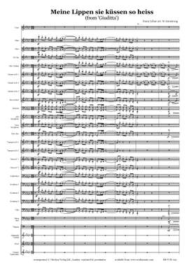 Franz Léhar: Meine Lippen sie kussen so heiss (from 'Giuditta')