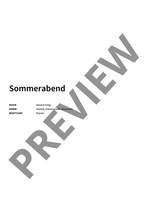 Edvard Grieg: Sommerabend Product Image