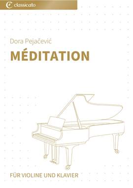 Dora Pejačević: Méditation