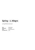 Antonio Vivaldi: Spring – 1. Allegro Product Image