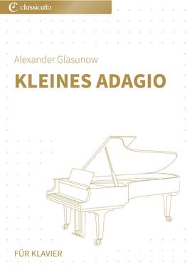 Alexander Glasunow: Kleines Adagio