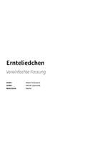 Robert Schumann: Ernteliedchen Product Image