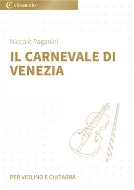 Niccolò Paganini: Il Carnevale di Venezia
