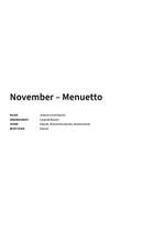Johann Ernst Eberlin: November – Menuetto Product Image