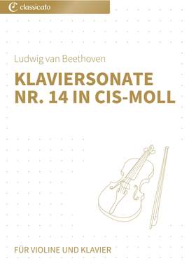 Ludwig van Beethoven: Klaviersonate Nr. 14 in cis-Moll