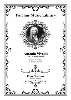 Antonio Vivaldi: Four Seasons, Concerto No. 2 – L'estate (Summer)