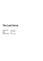 Joel Lyssarides: The Last Verse Product Image
