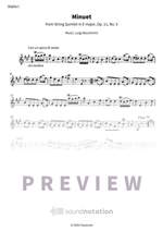 Luigi Boccherini: Minuet Product Image
