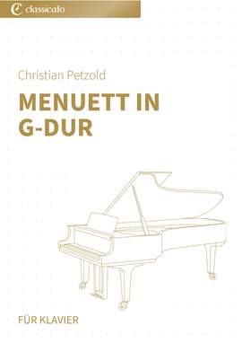 Christian Petzold: Menuett in G-Dur