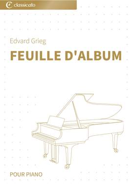 Edvard Grieg: Feuille d'album