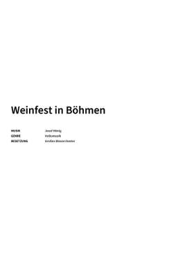 Josef Hönig: Weinfest in Böhmen