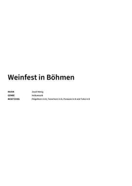 Josef Hönig: Weinfest in Böhmen