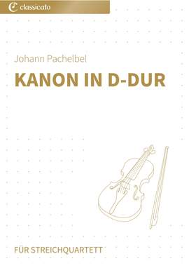Johann Pachelbel: Kanon in D-Dur