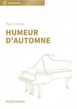 Paul Lincke: Humeur d'automne