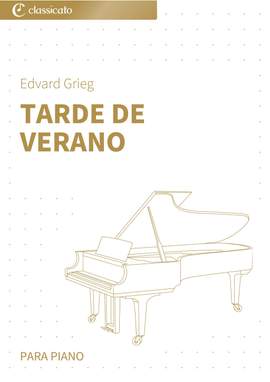 Edvard Grieg: Tarde de verano