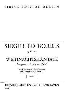 Borris, S: Weihnachtskantate op.12 Nr.2