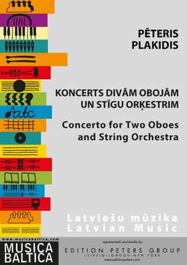 Plakidis, Pēteris: Concerto for Two Oboes & String Orchestra