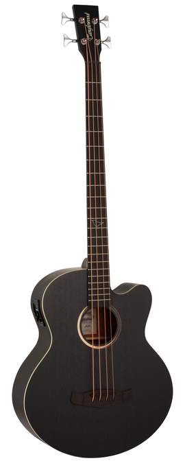 Tanglewood Blackbird Acoustic Bass Guitar Smokestack Black Satin