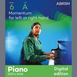 Sarah Baker: Momentum: for left or right hand (from the ABRSM Piano Syllabus for one hand)