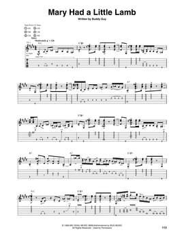 Stevie Ray Vaughan: Mary Had A Little Lamb