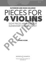 Pieces for 4 Violins Product Image