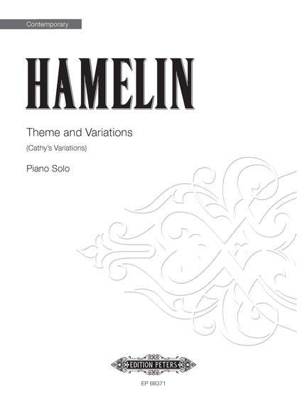 Marc-André Hamelin: Cathy's Variations