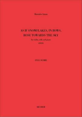 Maurizio Azzan: As if snowflakes, in rows, rose towards the sky